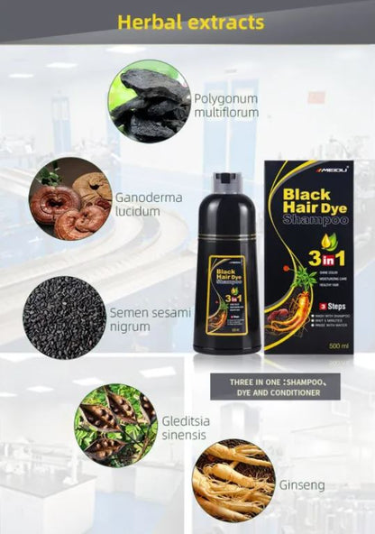 Herbal Black Transformation Shampoo 500ml